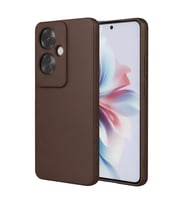 Oppo Reno 11F Kılıf First Silikon - Kahverengi