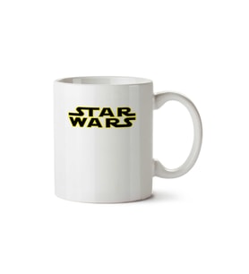 Logotipo Star Wars iki Tarafı Baskılı Kupa Bardak