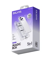 Apple İphone 13 Pro Max Bilvis 5in1 3d Magic Cam Ekran Koruyucu - Siyah