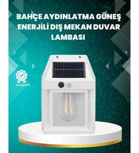 Çok Modlu Güneş Enerjili Bahçe ve Balkon Lambası
