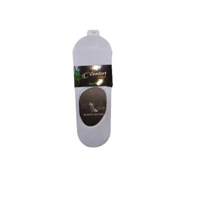 Comfort 3 Çift Dikişsiz Bambu Babet Çorap (Beyaz)
