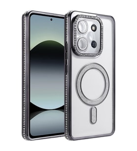 Redmi 15C 4G Joke Simli Magneticsafe Kılıf - Siyah