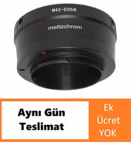 M42-EOSM M42 Lens için Adaptör Canon EOSM Mirroless Kamera M1 M2 M3 M10