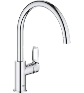 Grohe Start Loop Tek Kollu Lavabo Bataryası, Döndürülebilir Çıkış, Dn 15 Krom 31374001