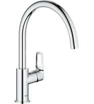 Grohe Start Loop Tek Kollu Lavabo Bataryası, Döndürülebilir Çıkış, Dn 15 Krom 31374001