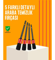 Araba Temizliği İçin 5 Parça Fırça Takımı