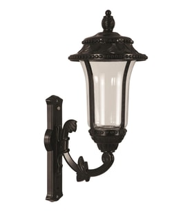 AVONNI BAP-68027-BSY Siyah Boyalı Dış Mekan Aydınlatma E27 Aluminyum Akrilik Cam 40x28cm