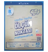 Bilfen Yayıncılık 8. Sınıf Matematik Hafta Hafta Ölçüm Noktası Yeni