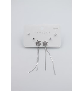 Northcity Çoklu Set Küpe - Gümüş
