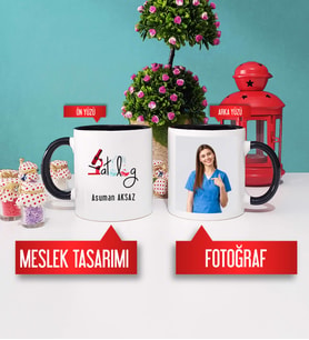 Patolog Kupa Bardak Siyah Fotoğraflı