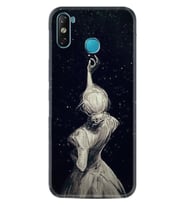 Infinix Smart 4 Kılıf Resimli Desenli Baskılı Silikon Kılıf Star Woman 1332