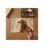 Savannah Kartalı Tasarımı 240 parça Ahşap Puzzle Ahşap Kutuda MP05028