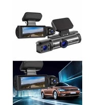 Araç İçi Full Hd Kamera Ön Ve Arka Kameralı Ekranlı Araç Kamerası