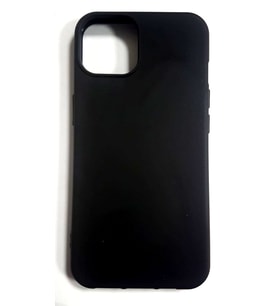 Apple İphone 13 Ruber Case Yumuşak Slikon Kılıf (Siyah)