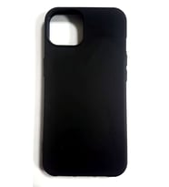 Apple İphone 13 Ruber Case Yumuşak Slikon Kılıf (Siyah)