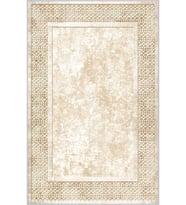 Eliana Home Baskılı, Yıkanabilir Kaymaz Taban Salon Halısı LNA0141-SD753 100x150 cm (Bej)