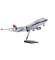 HEDİYELİK-MAKET UÇAKLAR-SWISSAIR-ÖLÇEK : 1:160 47 CM-JB747SWISSAIR