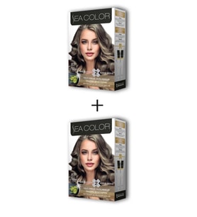 2X2 Tüp Krem Saç Boyası Seti Küllü Açık Kumral No:8.1