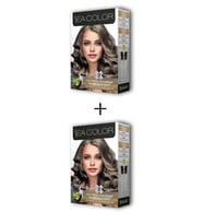 2X2 Tüp Krem Saç Boyası Seti Küllü Açık Kumral No:8.1