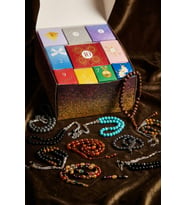 10’lu Sürpriz Hediye Tesbih Kutusu - 10 Farklı Tesbih -10 Günlük Advent Calender Tesbih Kutusu