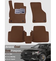 AUDİ E-TRON (2018-2024) Uyumlu EVA Paspas Tam Set–Araca Özel,Su Geçirmez,Kolay Montaj