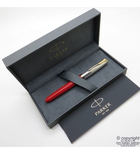 Parker 51 Premium Kırmızı GT Dolma Kalem  İsme Özel Kalem