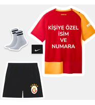 Kişiye Özel Baskılı Gâlâtâsârây 26-27 Yeni Sezon Çocuk Futbol Forması - 4'lü Set