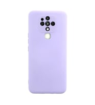 Tecno Camon 16 Kılıf Nano İçi Kadife Silikon - Lila