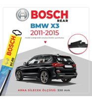 Bosch Rear Arka Silecek Bmw X3 F25 2011-2015 ile uyumlu