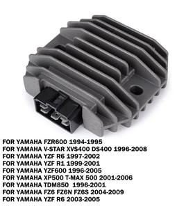 YAMAHA KONJEKTÖR REGÜLATÖR (UYUMLU MODELLER RESİMDE ) OEM KALİTE ARASMOTO (Siyah)
