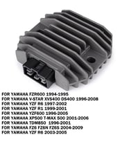 YAMAHA KONJEKTÖR REGÜLATÖR (UYUMLU MODELLER RESİMDE ) OEM KALİTE ARASMOTO (Siyah)