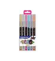 Pensan Jely Glitter Simli Jel Kalem 6'Lı 2800