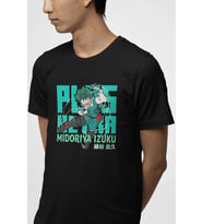 My Hero İzuku Plus Ultra Siyah Tişört 