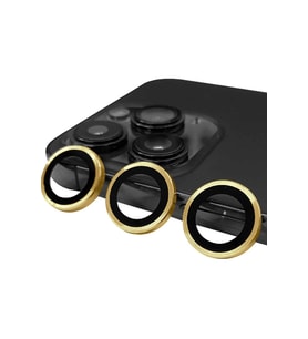 Durukar® iPhone 14 Pro Max Raze Metal Kamera Lens - Gold