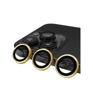 Durukar® iPhone 14 Pro Max Raze Metal Kamera Lens - Gold