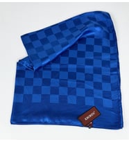 Kroren Krep Jakarlı Dama Desen Şal - 70 x 190 - 7379