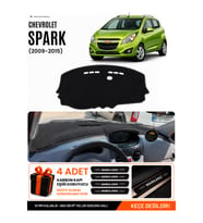 CHEVROLET SPARK (2009-2015) Uyumlu Torpido Örtüsü Torpido Kılıfı - Siyah