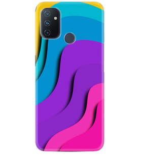 OnePlus Nord N10 Kılıf Silikon Desen Renk Cümbüşü 1631