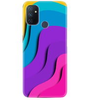 OnePlus Nord N10 Kılıf Silikon Desen Renk Cümbüşü 1631