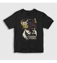Presmono Unisex Çocuk Siyah Niijima Casino Of Envy Persona 5 T-Shirt 455112tt