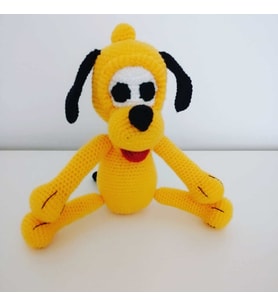 Pluto Amigurumi Organik Oyuncak