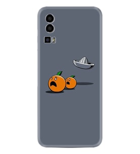 General Mobile GM 23 Kılıf Resimli Desenli Baskılı Silikon Orange Escape 1374