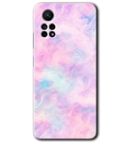 Redmi Note 12 Pro 4G Kılıf HD Desen Baskılı Kılıf - Pembe-Duman