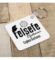 Kişiye Özel Felsefe Öğretmenlerine Özel Kare Anahtarlık