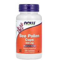 Bee Pollen Caps 500 mg 100 Kapsül Her Servis 2 Kapsül 1000 mg.