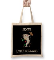 Cute Mom s Little Tornado Kids Bez Çanta Uzun Saplı
