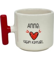 Tanem Anne Tasarımlı Baskılı T Kupa Bardak
