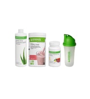 Başlangıç Seti 14 1 Ahududulu Shake 50gr Çay Aloe Içecek Hek1039