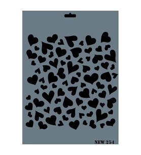 New Seri N-254 Stencil 35X25 Cm