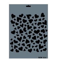 New Seri N-254 Stencil 35X25 Cm